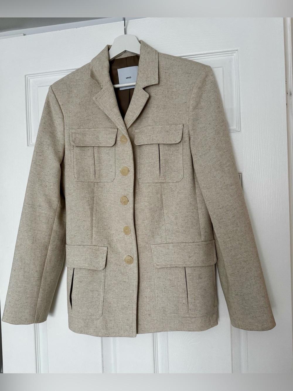 MANGO Italian fabric blazer